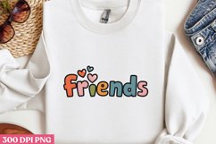 Friends PNG, Friendship Sublimation PNG Product Image 1