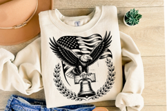 USA Eagle Svg Design | Svg Cut Files | Shirt Svg Product Image 2