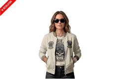 Bomber Jacket And Jeans Mockup Product Image 1