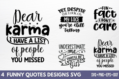 Funny Quotes Designs SVG Product Image 1