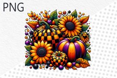 Halloween Pumpkin Sublimation - Clipart PNG Design Product Image 1