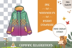 Hand Drawn Jacket Illustration, Cartoon Jacket PNG Product Image 1