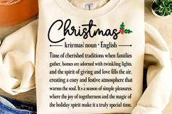 Christmas Definition Print, Merry Christmas SVG, Christmas Product Image 1