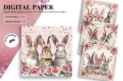Easter Bunny Background Backdrop Rabbit Wallpaper Wall Art1 Product Image 1