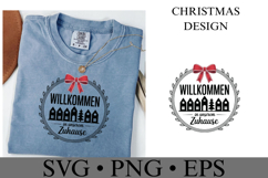 Willkommen in Unserem Zuhause Svg | Christmas | Shirt Svg Product Image 2