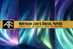 Northern Lights Digital Papers Product Image 1