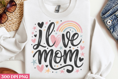 Floral Mama Mom Sublimation PNG Product Image 2
