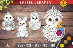 Cute Animal Ornament Bundle SVG Mother’s Day Painting Toy Product Image 2