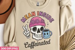 Mean inside caffeinated PNG, Iced Coffee Mental Product Image 2