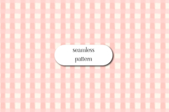 Pink Gingham Seamless Pattern | Pastel Plaid Digital Paper Product Image 1