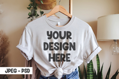 Hanging t-shirt mockup psd &amp; jpeg Product Image 1