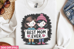 Floral Mama Mom Sublimation PNG Product Image 2