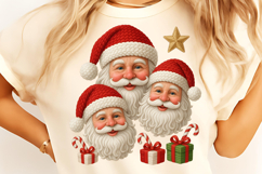 Retro Santa PNG, Retro Santa PNG, Christmas Santa Claus PNG Product Image 2