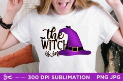Halloween Sublimation, The Witch Is In, Sublimation Designs Product Image 1