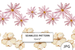 Floral Seamless Pattern, Digital Paper Product Image 1