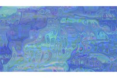 Abstract textural iridescent blue holographic background. Product Image 1