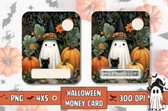 Cute Halloween Little Ghost Gift Card Printable Product Image 1