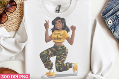 Empowering Black Girl Clipart Bundle PNG Product Image 7