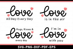 Love Quotes SVG, Valentines Day SVG Product Image 1