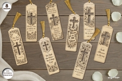 Christian Bookmarks Laser Cut Bundle | Glowforge | SVG Product Image 1