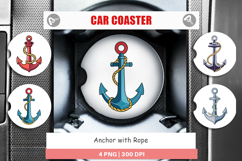 Car Coaster Anchor Rope Product Image 1