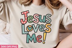 Jesus Loves Me! PNG, Happy Easter Sublimation PNG Product Image 2