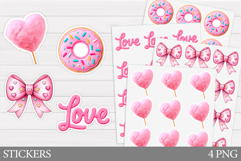 Valentines Day Stickers Design. Valentines Sticker Printable Product Image 1