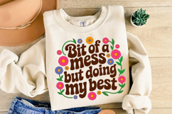 Bit of a mess but doing my best Svg | Shirt Svg Product Image 2