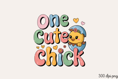 One Cute Chick PNG Product Image 2