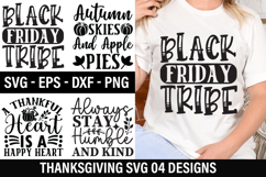 Thanksgiving SVG Design - A Thankful Heart is a Happy Heart Product Image 1