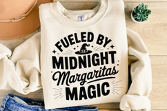 Fueled by midnight margaritas magic | Halloween | Shirt Svg Product Image 2