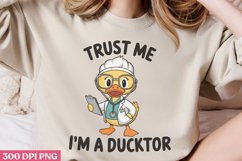 Trust me, I&#039;m a duckto PNG, Funny Duck Sublimation PNG Product Image 2