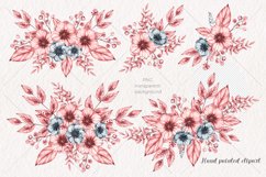 Floral bouquets/Watercolor Clipart PNG Product Image 2