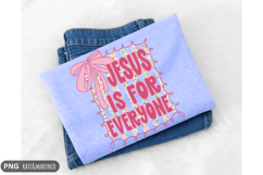 Jesus is for Everyone PNG | Preppy Christian Coquette PNG Product Image 1