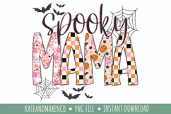 Spooky Mama PNG | Halloween Mom PNG | Fall Sublimation Product Image 2