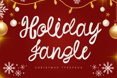 Holiday Jangle is a charming handwritten script font Product Image 1