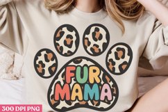 FUR MAMA PNG, Dog Mom Sublimation PNG Product Image 2
