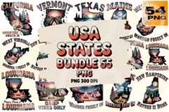 USA States Nature PNG Bundle 54 Product Image 1