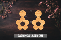 60 SUPER Summer Style Laser Cut Earrings SVG File Product Image 2