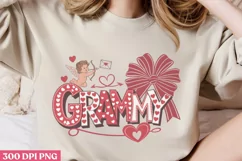 Grammy PNG, Valentine Mama Coquette PNG Product Image 2