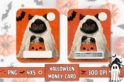 Halloween Cat Money Card Printable, Kids Money Card Product Image 1