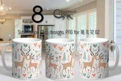 Valentine inscription | 8 scandi Sublimation Mug designs Product Image 1