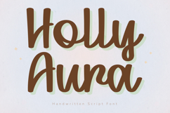 Holly Aura - Handwritten Script Font Product Image 1