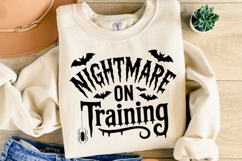Nightmare on training SVG | Halloween Svg | Shirt Svg Product Image 2