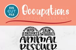 Animal rescuer svg - a subway art pet adoption svg foster Product Image 2