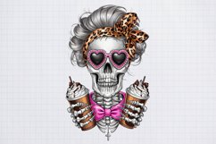 Funny Skeleton Messy CLIPART PNG Product Image 1