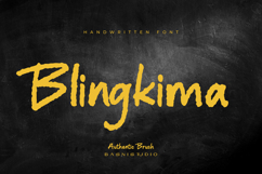 Blingkima Handwritten Font Product Image 1