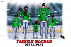 Hockey Family clipart: &quot;HOCKEY CLIPART&quot; Hockey jerseys PNG Product Image 1