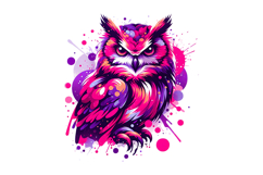 Cute Owl Clipart - PNG File Product Image 1
