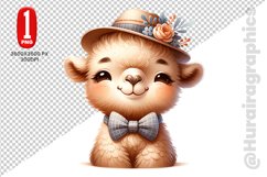 Cute Camel Clipart - PNG File Product Image 1